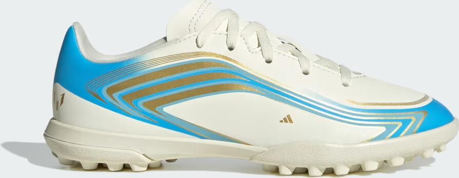 Adidas Perfor ce F50 Messi Club Turf Voetbalschoenen Kids Kinderen Beige - Foto 9