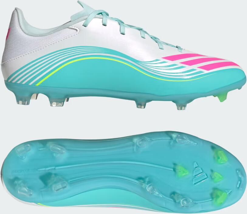 Adidas Perfor ce F50 MESSI LEAGUE Firm Ground Multi Ground Voetbalschoenen Unisex Wit - Foto 3