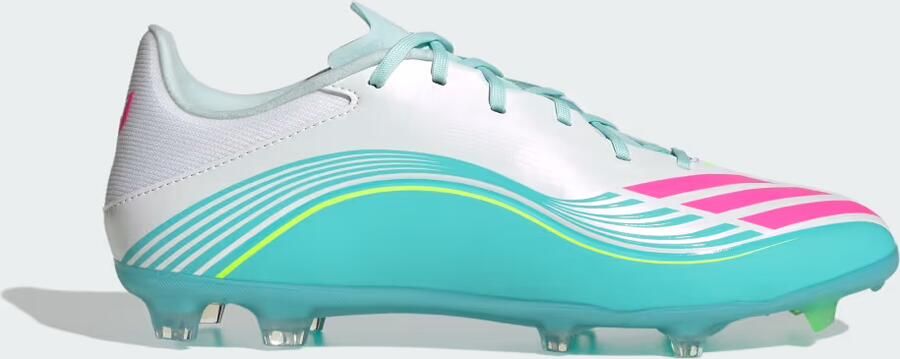 Adidas Perfor ce F50 MESSI LEAGUE Firm Ground Multi Ground Voetbalschoenen Unisex Wit - Foto 8