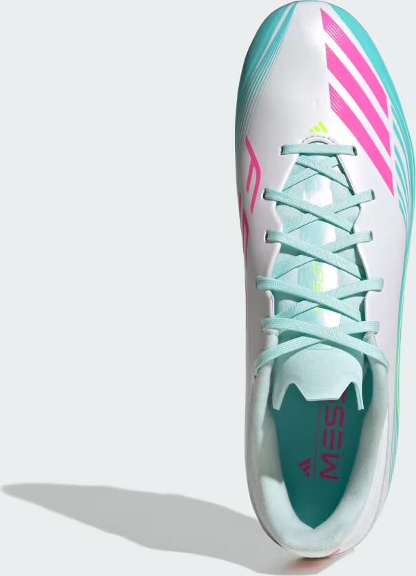 Adidas Perfor ce F50 MESSI LEAGUE Firm Ground Multi Ground Voetbalschoenen Unisex Wit - Foto 4