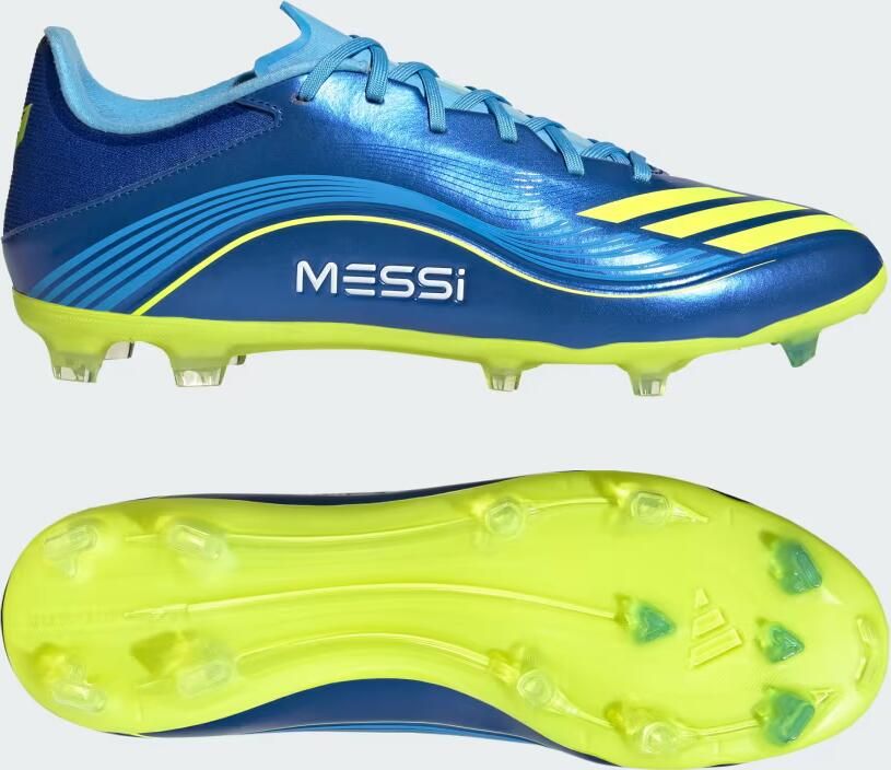 Adidas Perfor ce F50 Messi League Firm Multi-Ground voetbalschoenen Unisex Blauw - Foto 6