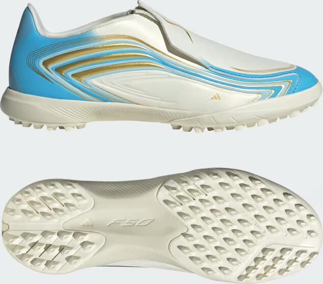 Adidas F50 Messi League Laceless Turf Voetbalschoenen Kids
