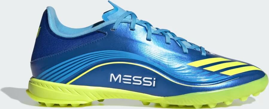 Adidas Perfor ce F50 Messi League Voetbalschoenen voor kunstgras Unisex Blauw - Foto 8