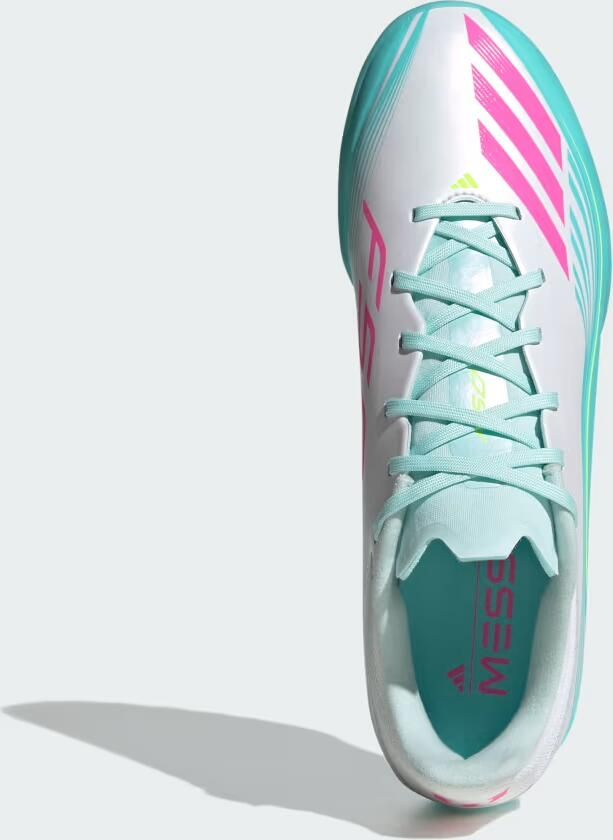 Adidas Perfor ce F50 MESSI LEAGUE Turf Voetbalschoenen Unisex Wit - Foto 4