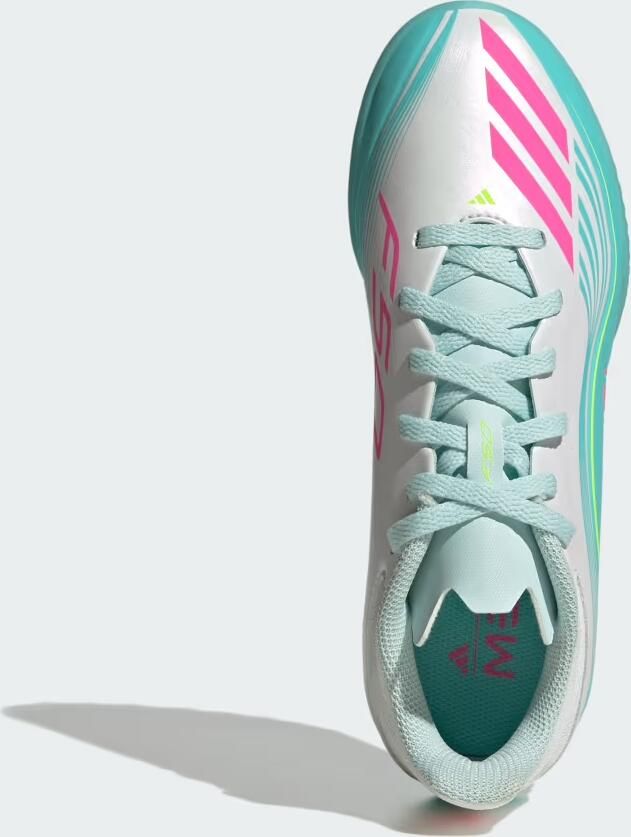 Adidas Perfor ce F50 MESSI LEAGUE Turf Voetbalschoenen Kinderen Wit - Foto 3