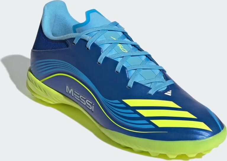 Adidas Perfor ce F50 Messi League Voetbalschoenen voor kunstgras Unisex Blauw - Foto 6