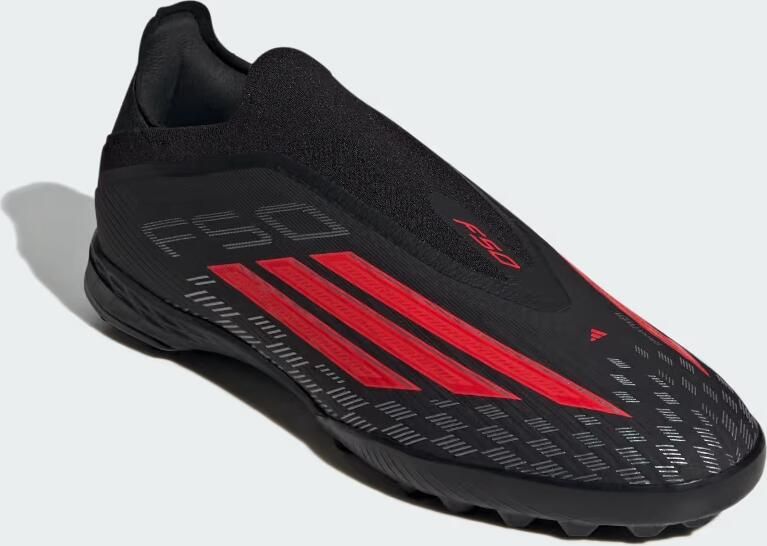 Adidas F50 Pro Laceless TF Immortal DNA Zwart Helder rood - Foto 5
