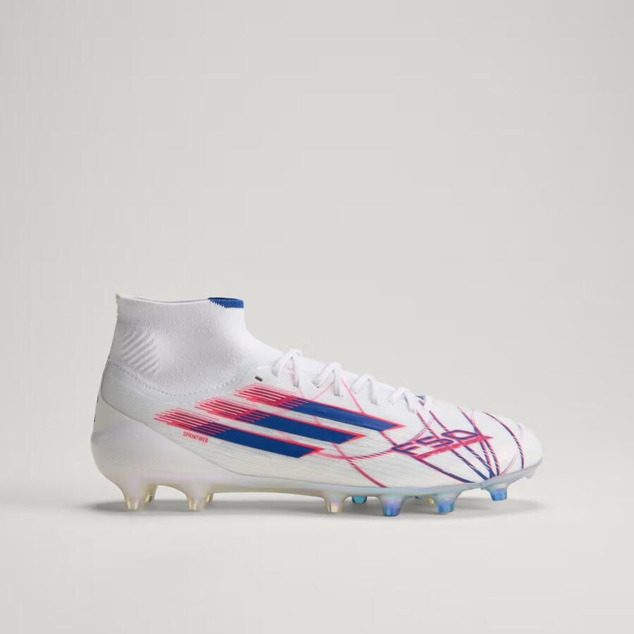 Adidas F50 Sparkfusion Elite Gras Kunstgras Voetbalschoenen (MG) Dames Wit Blauw Rood - Foto 5