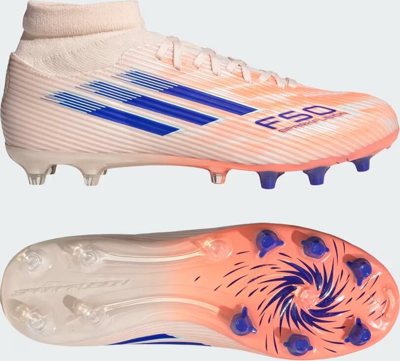Adidas Performance F50 Sparkfusion League Firm Ground Artificial Grass Voetbalschoenen Dames Oranje - Foto 7