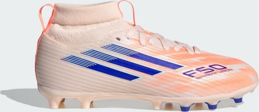 Adidas Perfor ce F50 Sparkfusion League Firm Ground Artificial Grass Voetbalschoenen Kids Kinderen Oranje - Foto 7