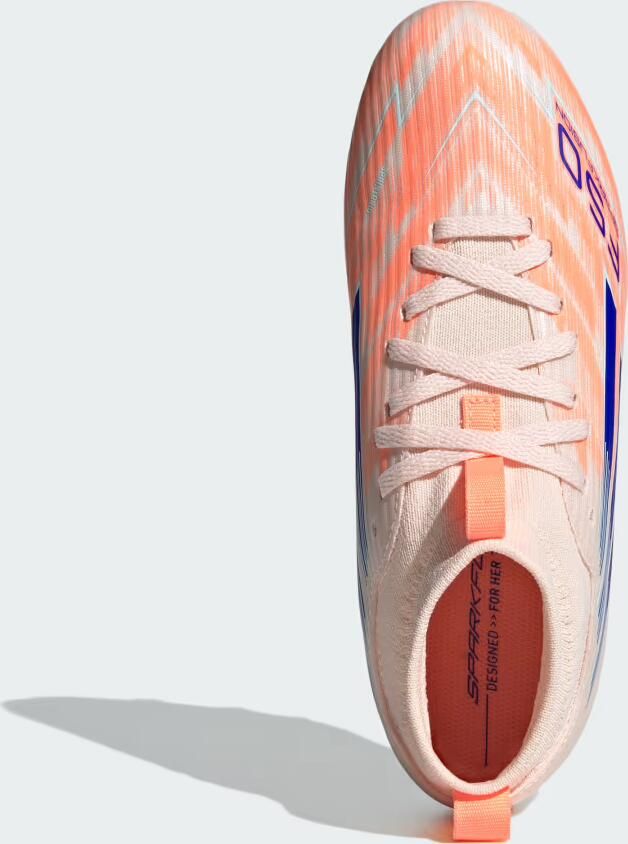 Adidas Perfor ce F50 Sparkfusion League Firm Ground Artificial Grass Voetbalschoenen Kids Kinderen Oranje - Foto 3