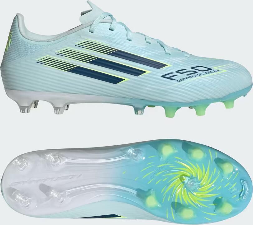 Adidas Performance F50 SPARKFUSION LEAGUE Low Firm Ground Artificial Ground voetbalschoenen Womens Dames Blauw - Foto 2
