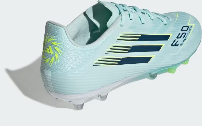 Adidas Performance F50 SPARKFUSION LEAGUE Low Firm Ground Artificial Ground voetbalschoenen Womens Dames Blauw - Foto 5