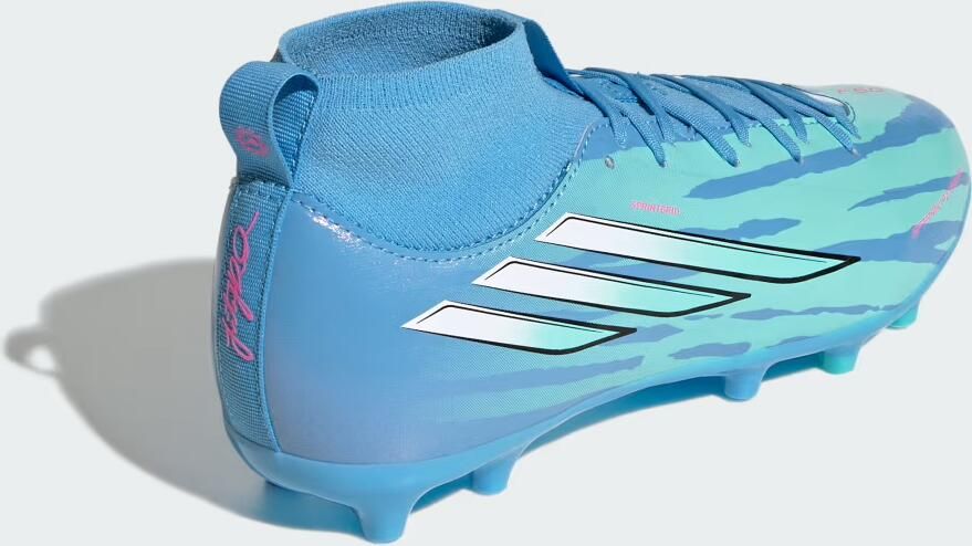 Adidas F50 Sparkfusion League Mid Cut Firm Ground Artificial Grass Voetbalschoenen Kids Trinity Rod - Foto 5