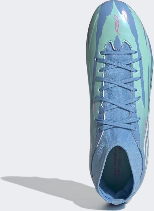 Adidas F50 Sparkfusion League Mid Cut Firm Ground Artificial Grass Voetbalschoenen Trinity Rodman - Foto 3