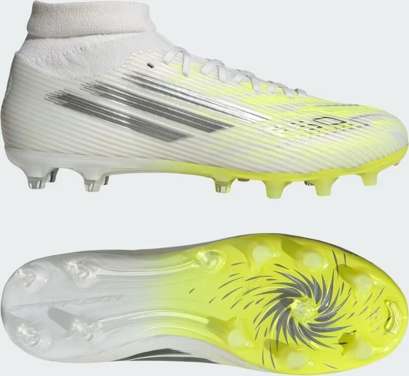 Adidas Performance F50 SPARKFUSION LEAGUE Mid Cut Firm Ground Artificial Ground Voetbalschoenen Dames Wit - Foto 2