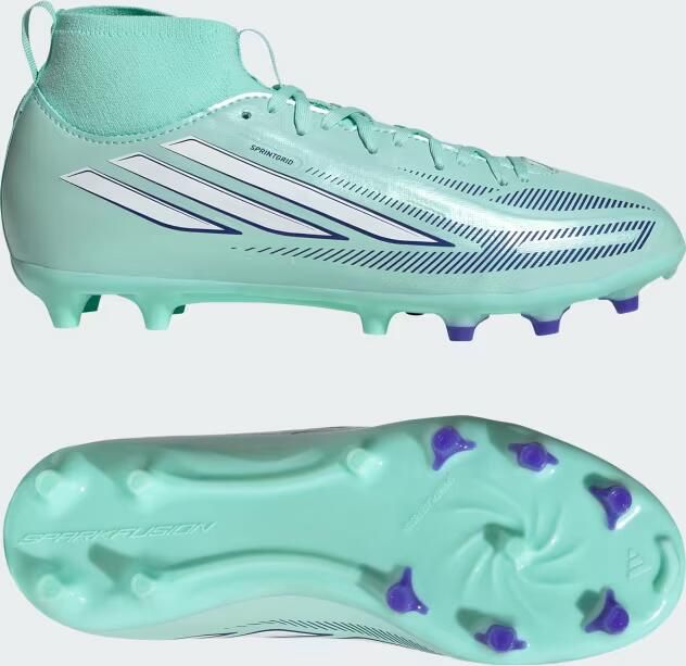 Adidas F50 Sparkfusion League Mid Cut Firm Ground Artificial Ground Voetbalschoenen Kids - Foto 2