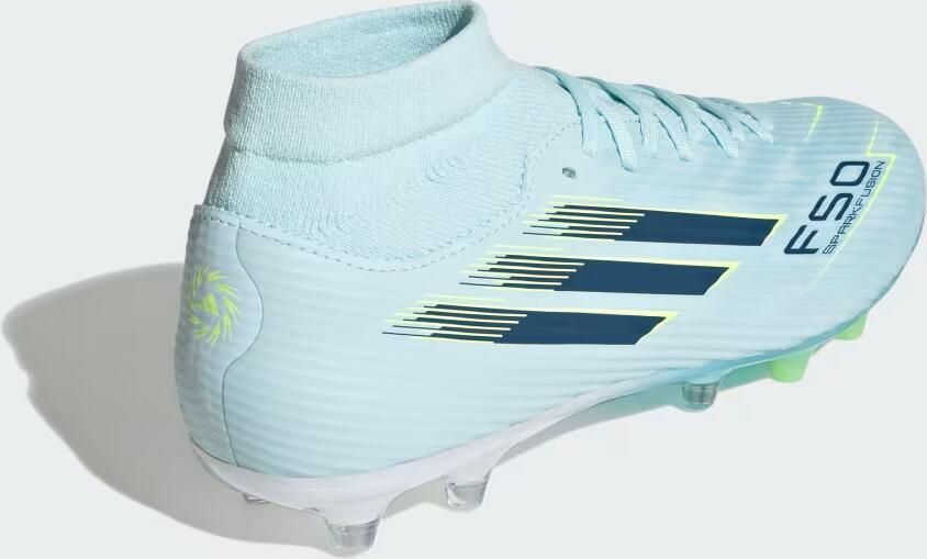 Adidas Performance F50 SPARKFUSION LEAGUE Mid Cut Firm Ground Artificial Ground Voetbalschoenen Vrouwen Dames Blauw - Foto 6