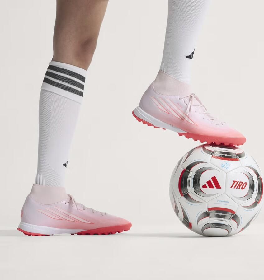 Adidas F50 Sparkfusion League Mid Cut Tf Voetbalschoenen Voor Dames Roze - Foto 6