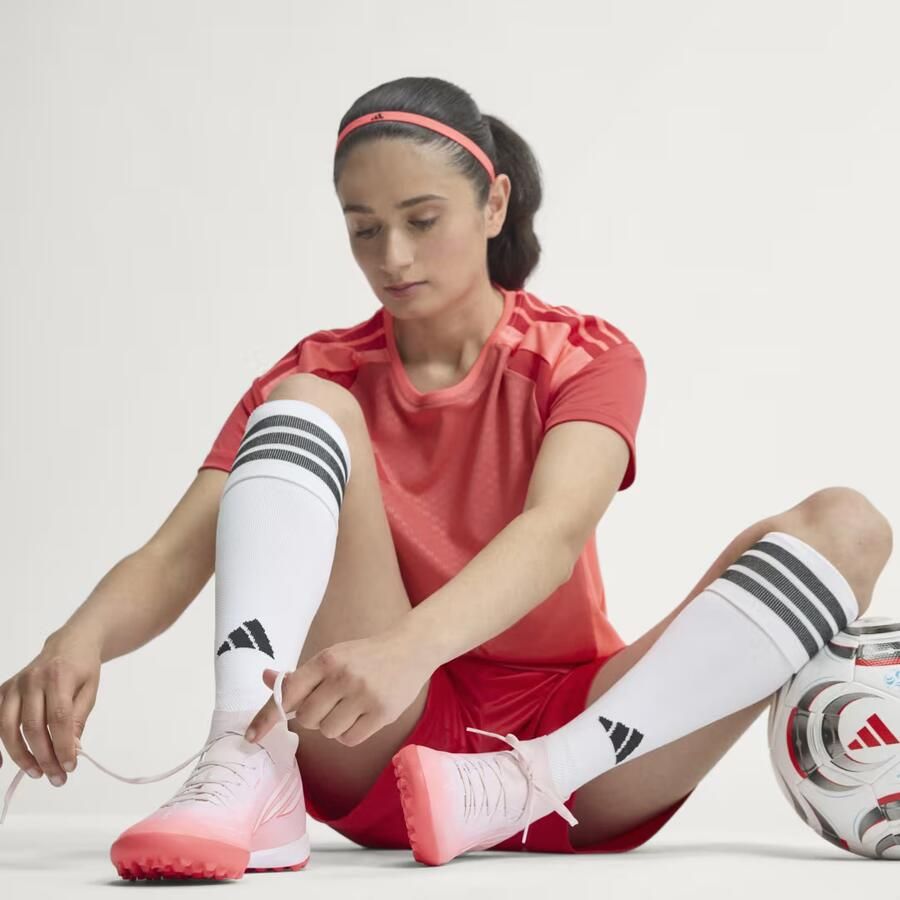 Adidas F50 Sparkfusion League Mid Cut Tf Voetbalschoenen Voor Dames Roze - Foto 4
