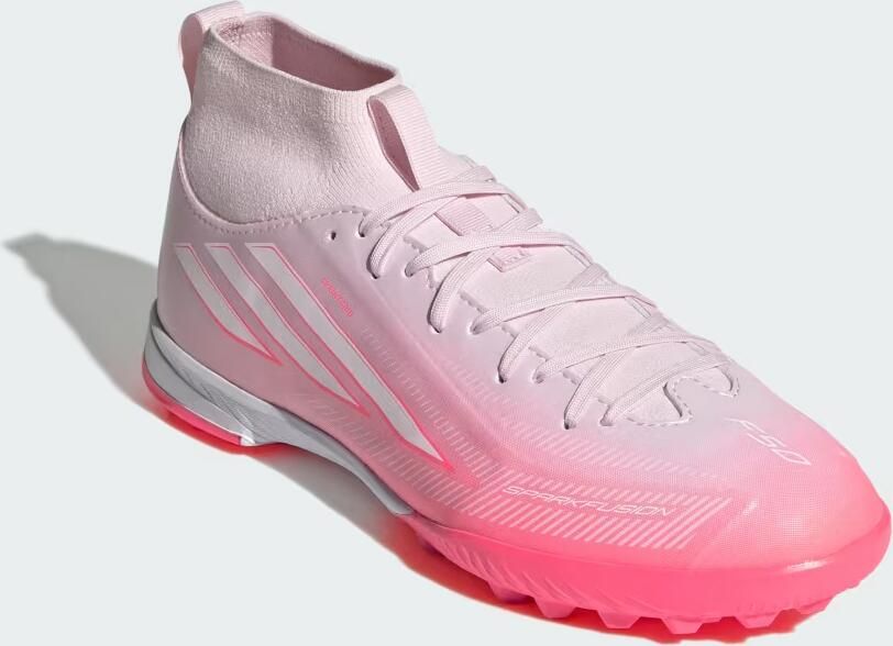 Adidas F50 Sparkfusion League Mid Cut Turf Voetbalschoenen Kids - Foto 4