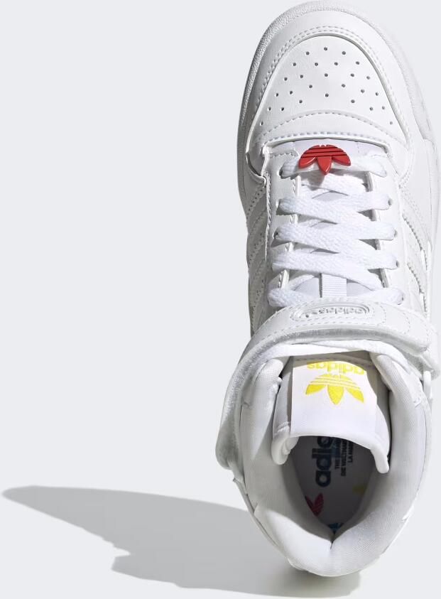 Adidas Originals Forum Mid Junior Ftwwht Redsld Brblue - Foto 7