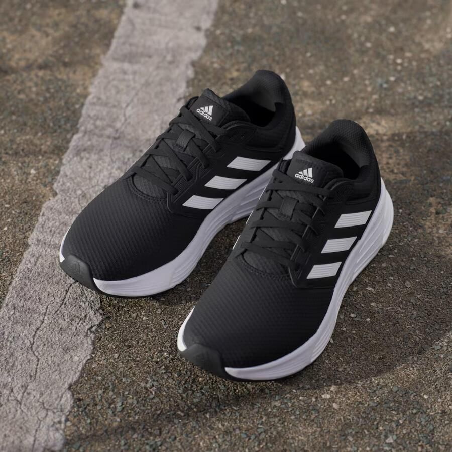 Adidas Performance Galaxy 6 hardloopschoenen zwart wit - Foto 9