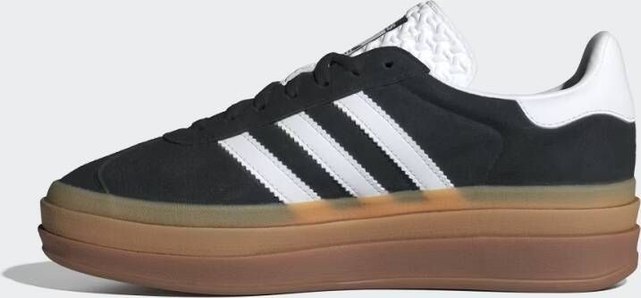 Adidas Originals Gazelle Bold Dames Core Black Cloud White Cloud White- Dames Core Black Cloud White Cloud White - Foto 8