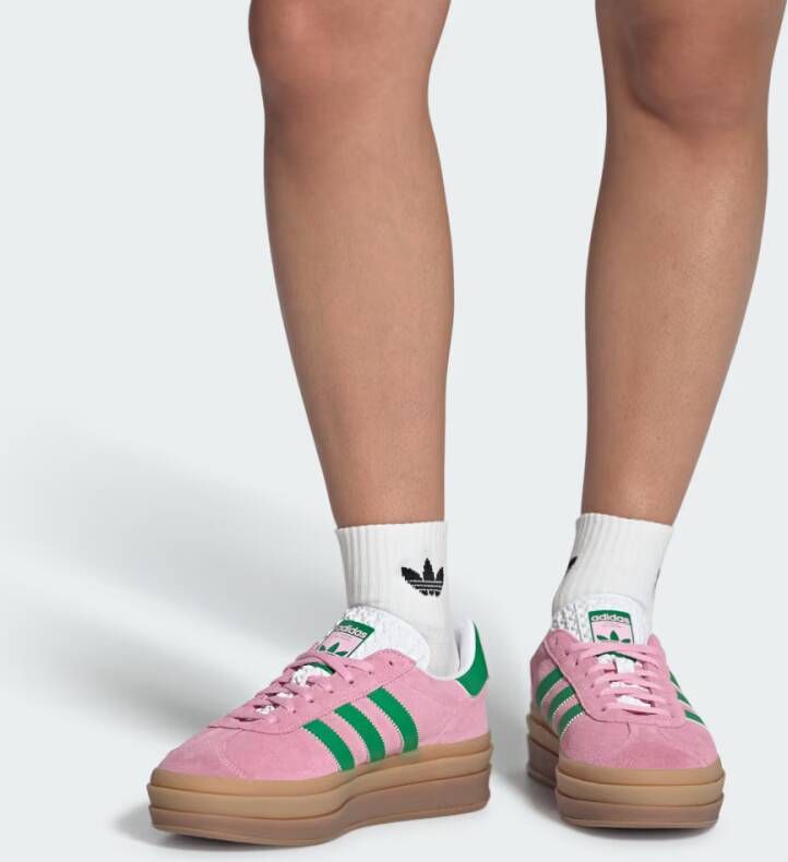 Adidas Originals Gazelle Bold W Sneaker Trendy Sneakers true pink green ftwr white maat: 36 2 3 beschikbare maaten:36 2 3 37 1 3 38 2 3 - Foto 10