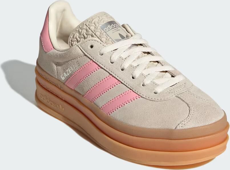 Adidas Originals Gazelle Bold Kids Sneaker (GS) Unisex beige 1 3 Schoenen - Foto 8