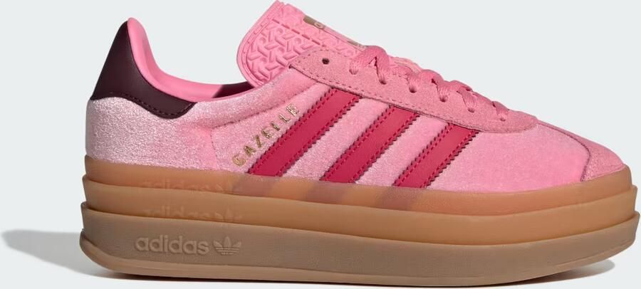 Adidas Gazelle Kindersneakers Roze 2 3 Satijn - Foto 4