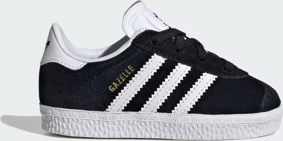 Adidas Originals Gazelle II Baby's Core Black Cloud White Cloud White Kind Core Black Cloud White Cloud White - Foto 3