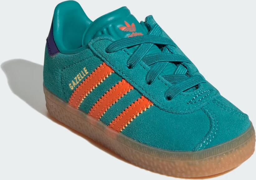Adidas Gazelle Comfort Closure Elastic Laces Shoes Kids - Foto 4