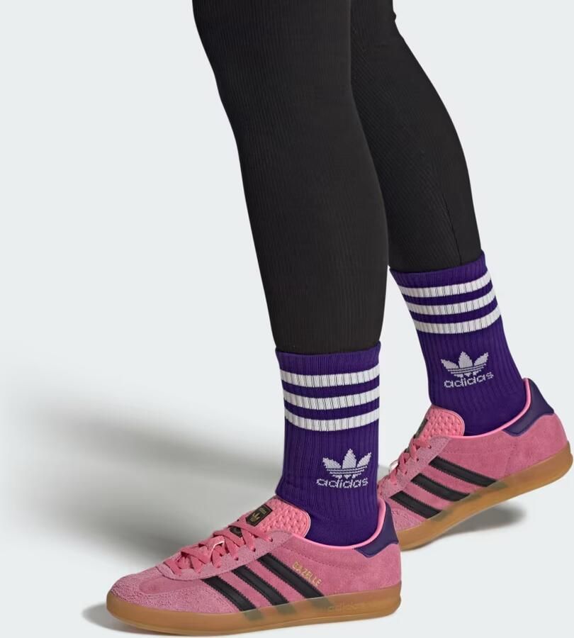 Adidas Originals Gazelle Indoor W Sneaker Gazelle bliss pink core black collegiate purple maat: 40 2 3 beschikbare maaten:36 2 3 38 40 2 3 - Foto 13
