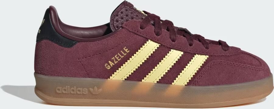Adidas Lage Sneakers Gazelle Indoor "Maroon Almost Yellow Gold Metallic" - Foto 2