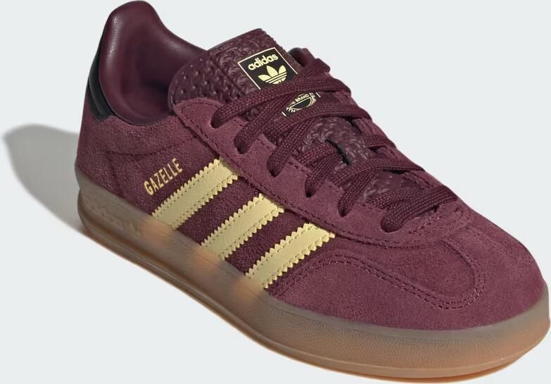 Adidas Lage Sneakers Gazelle Indoor "Maroon Almost Yellow Gold Metallic" - Foto 5