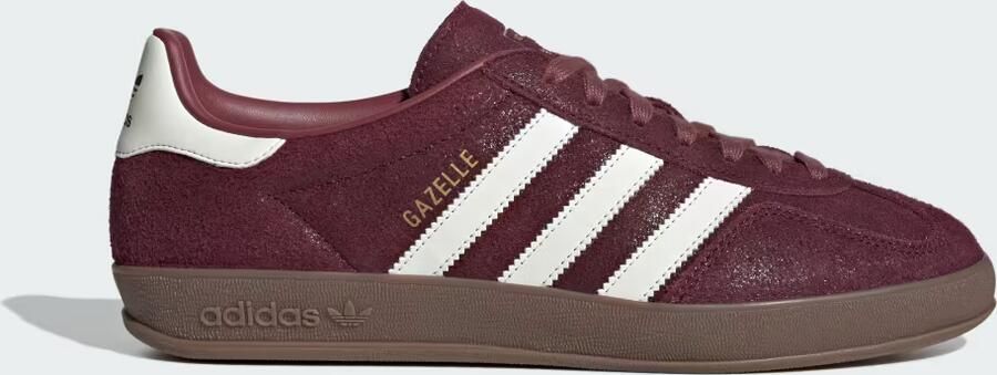 Adidas Originals Gazelle suède sneakers donkerrood wit - Foto 4