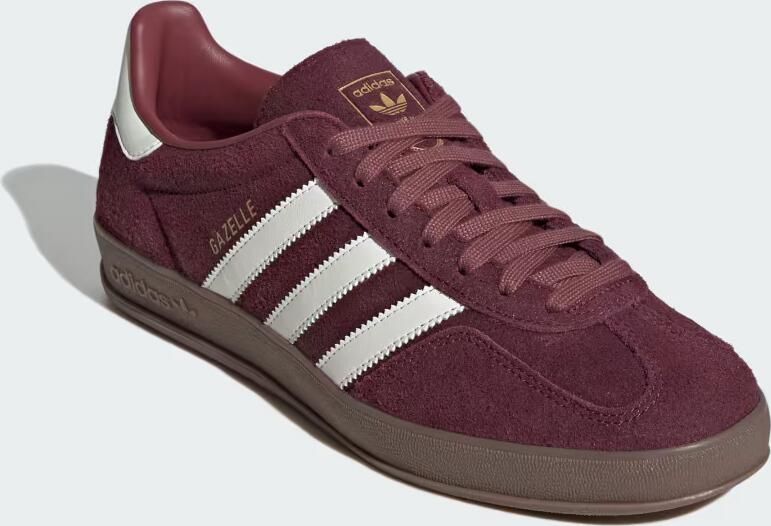 Adidas Originals Gazelle suède sneakers donkerrood wit - Foto 7