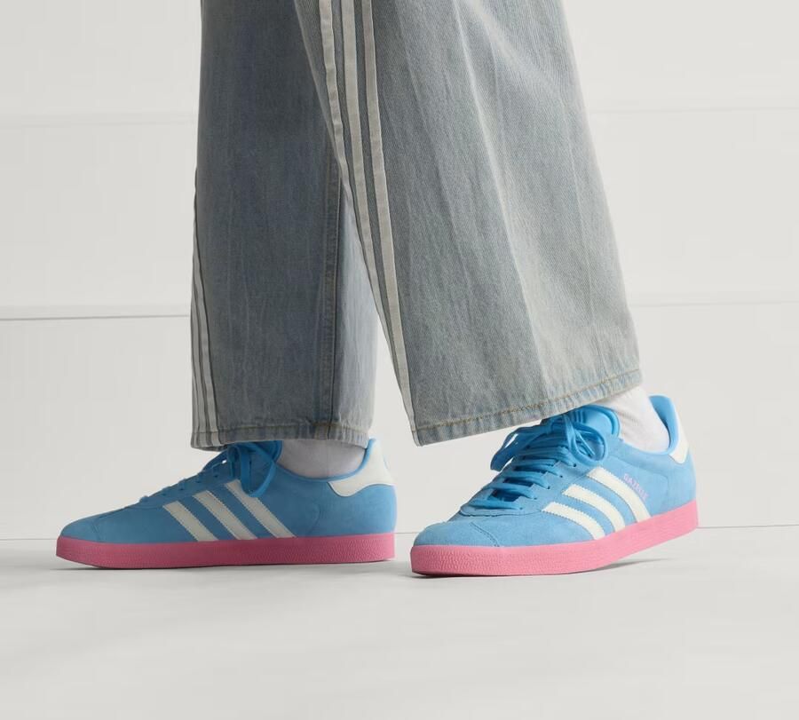 Adidas Gazelle Inter Miami CF Sneakers Blauw Wit Roze - Foto 6