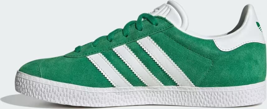 Adidas Originals Gazelle Junior Green Cloud White Gold Metallic Green Cloud White Gold Metallic - Foto 9