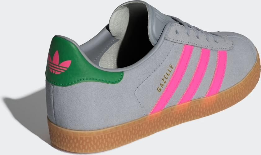 Adidas Gazelle Kindersneakers Grijs Leer - Foto 5