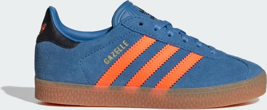 Adidas Originals Gazelle sneakers blauw oranje - Foto 2