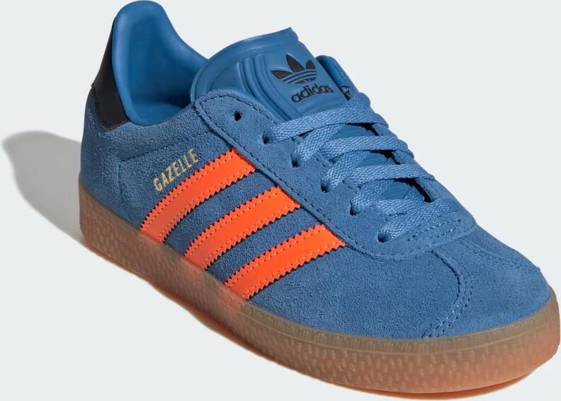 Adidas Originals Gazelle sneakers blauw oranje - Foto 5