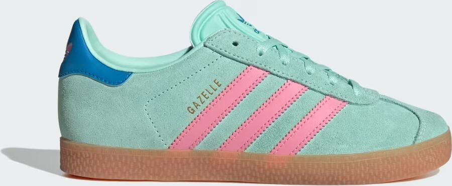 Adidas Originals Gazelle sneakers turquoise roze blauw - Foto 4