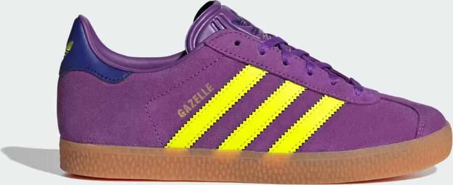 Adidas Gazelle Unisex Schoenen Paars Maat: 39 1 3 Leer Foot Locker - Foto 2
