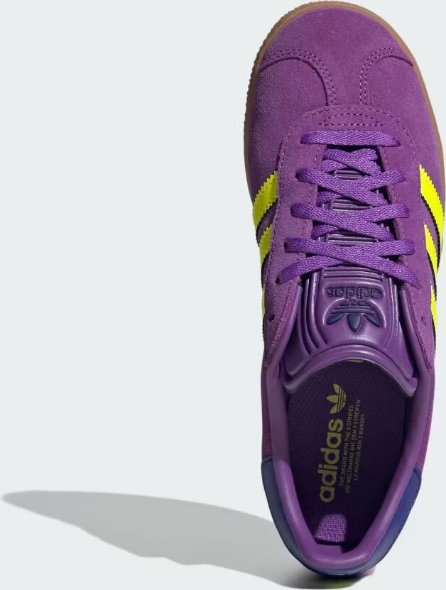 Adidas Gazelle Unisex Schoenen Paars Maat: 39 1 3 Leer Foot Locker - Foto 3