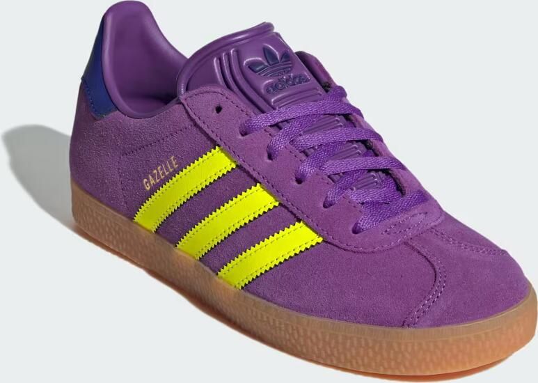 Adidas Gazelle Unisex Schoenen Paars Maat: 39 1 3 Leer Foot Locker - Foto 6