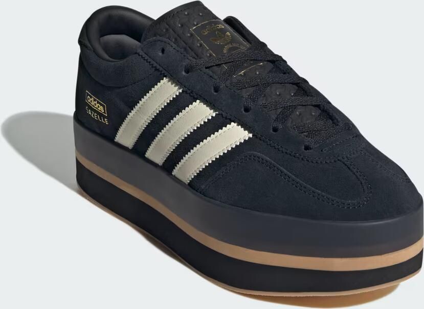 Adidas Gazelle Schoenen Zwart Maat: 40 2 3 Leer Foot Locker - Foto 3
