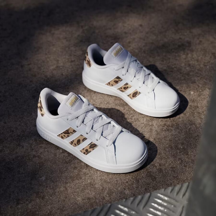 Adidas Sportswear Grand Court 2.0 sneakers wit panterprint Imitatieleer 38 2 3 - Foto 8