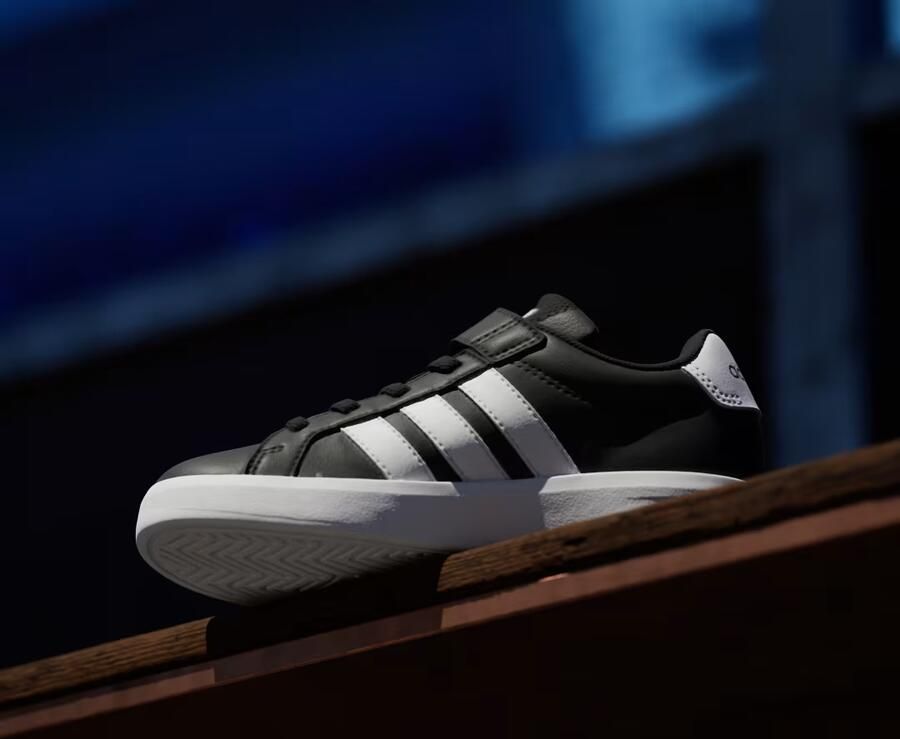 Adidas Sportswear Grand Court 3.0 imitatieleren sneakers zwart wit - Foto 10